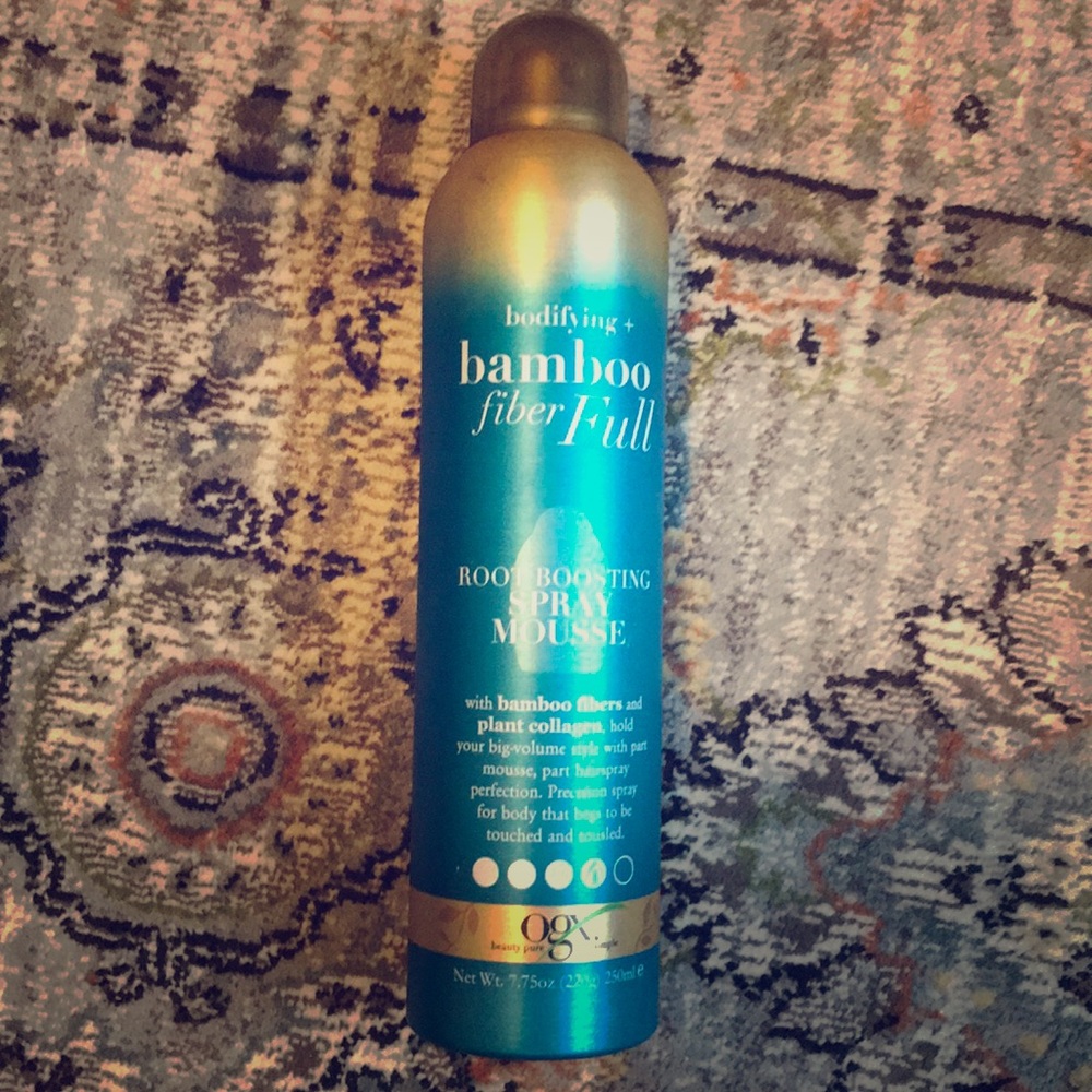 Bamboo fiber full spray mousse